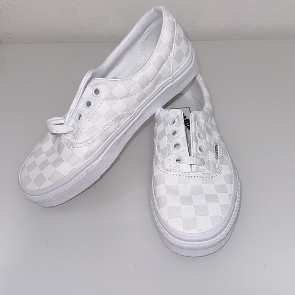 White Checkered Vans - Picture 2 of 3